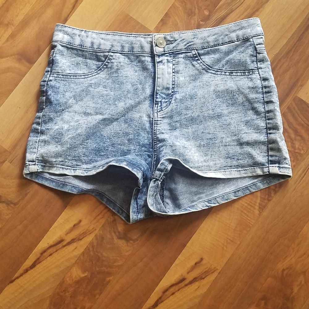 Clockhouse Denim Blue Shorts Size 6